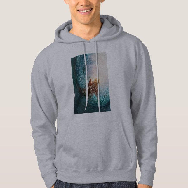 Veste À Capuche Vague Jésus  (Devant)