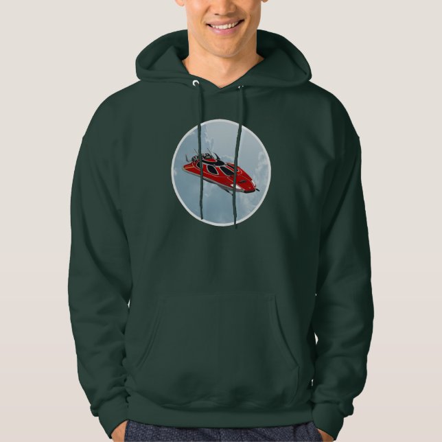 Veste À Capuche Vaisseau spatial (Devant)