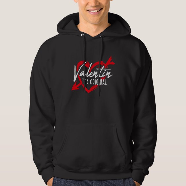 Veste À Capuche Valentin La soirée de Saint-Valentin originale  (Devant)