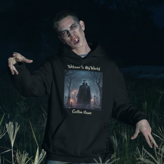 Veste À Capuche Vampire dans le cimetière  (Créateur téléchargé)