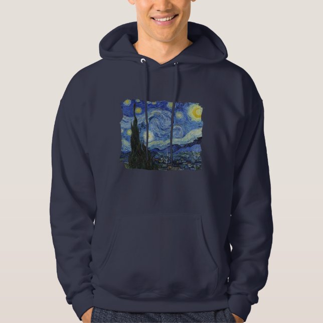 Veste À Capuche Van Gogh * Nuit étoilée (Devant)