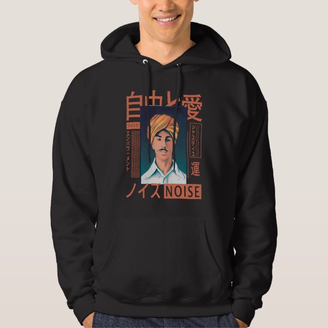 Veste À Capuche Vaporwave  Aesthetic  Japanese Korean  Indian Port (Devant)