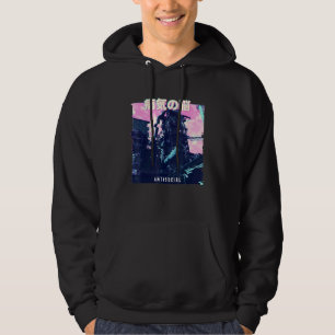 Veste À Capuche Vaporwave Glitch esthétique 80s Machine rétro