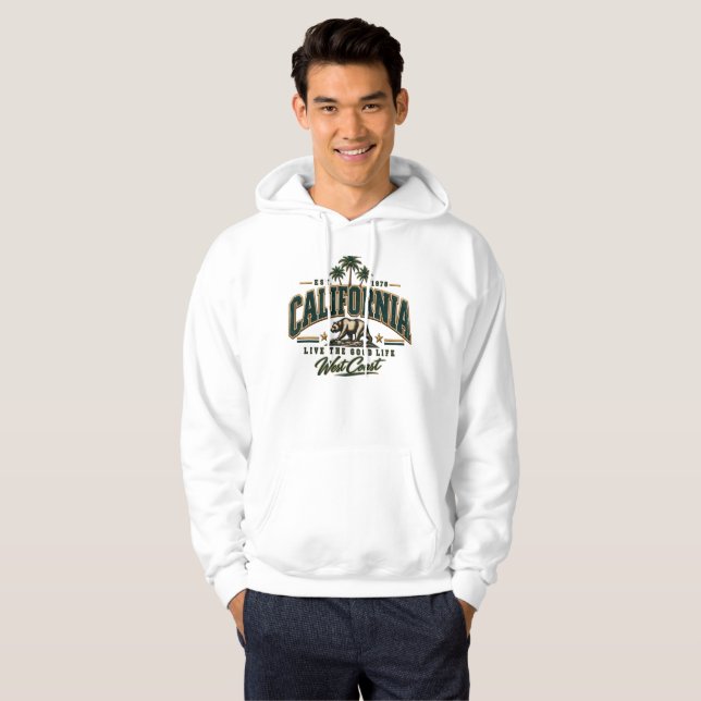 Veste à capuche Varsity pour hommes California Rep (Devant entier)