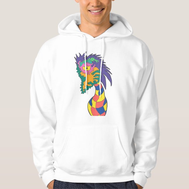 Veste À Capuche Vase visage brumeux (Devant)