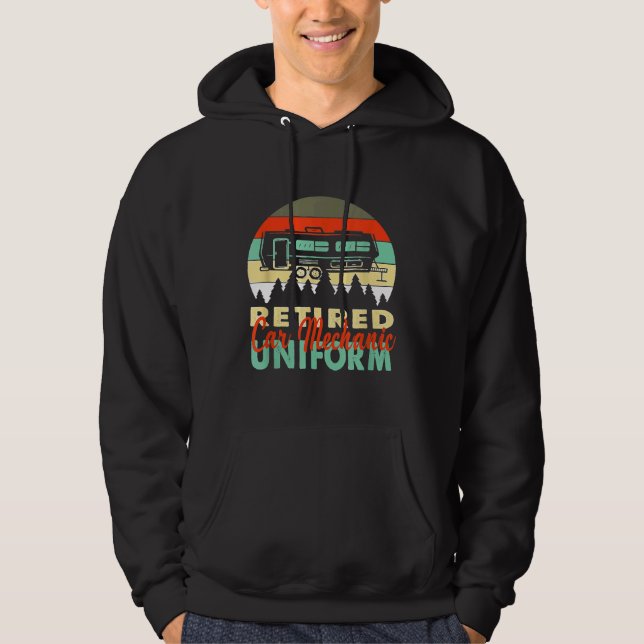 Veste À Capuche Véhicule Retraité Mécanique Uniforme Rv Camping Re (Devant)