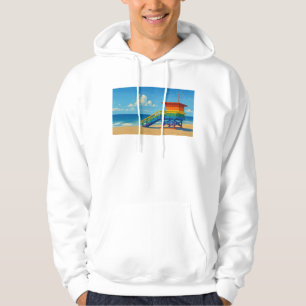 Veste À Capuche Venice Beach Rainbow Lifeguard Stand