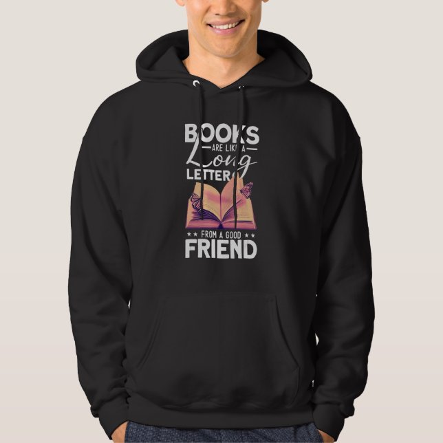 Veste À Capuche Ver Lecteur de livres (Devant)