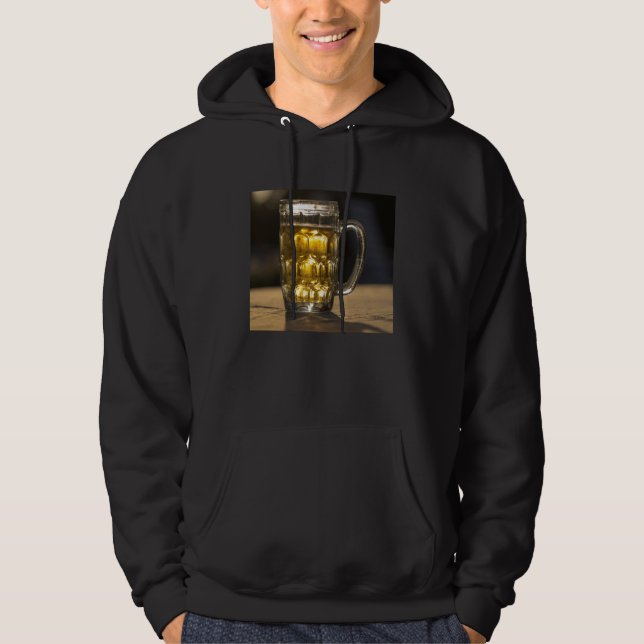 Veste À Capuche Verre à bière boisson gros plan, Inde (Devant)