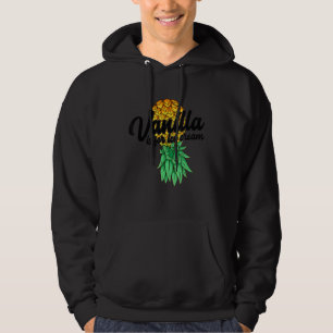 Veste À Capuche Vers Le Bas Ananas Crème glacée Vanille Vin drôle