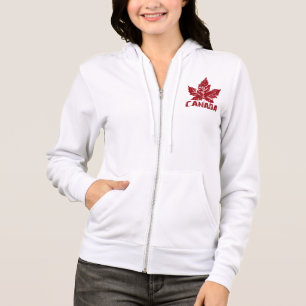 Veste À Capuche Veste de sport de souvenir du Canada des femmes de