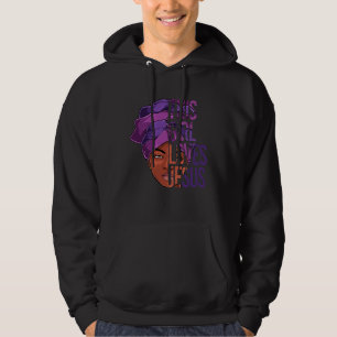 Veste À Capuche Vêtements Afro-Américains Jésus Christ Noir Femme