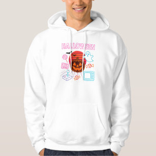 Veste À Capuche Vêtements d’Halloween Jack-O’-Lantern Neon Unisex