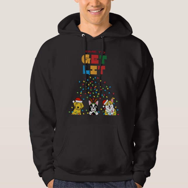 Veste À Capuche Vêtements de Noël mignons (Devant)