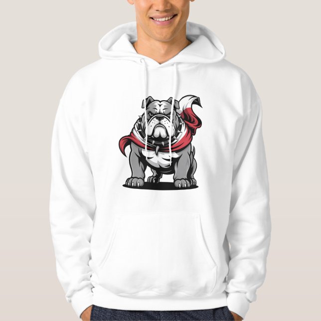 Veste À Capuche Vêtements graphiques pour amateurs de chiens athlé (Devant)