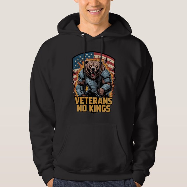 Veste À Capuche Veterans No Kings Graphic Bear (Devant)