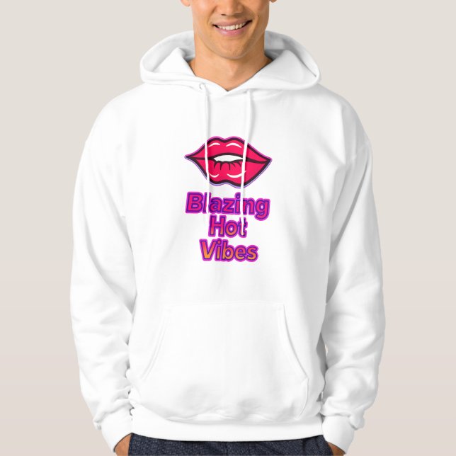 Veste À Capuche Vibes chaudes éclatantes Sweatshirt à capuchon de  (Devant)