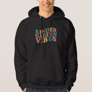 Veste À Capuche Vibes de maternelle Retour à l'école pour l'étude 