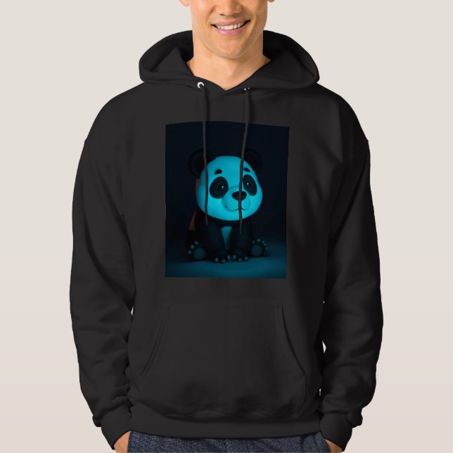 Veste À Capuche Vibes de Panda Mignon (Devant)