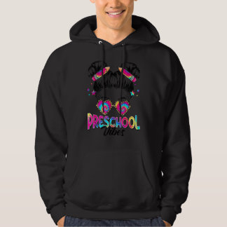 Veste À Capuche Vibes D'Enfance Messy Cheveux Bun Girl Retour À L'