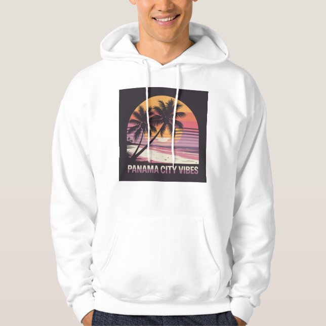 Veste À Capuche Vibrations de Panama City (Devant)