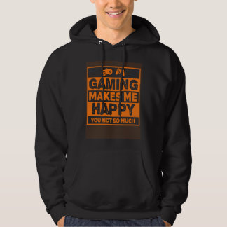 Veste À Capuche Video Gamer Gaming Makes Me Happy