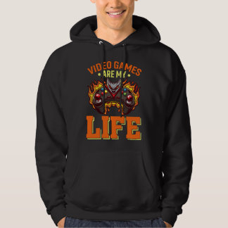 Veste À Capuche Video Games Are My Life Video Games Gaming   2
