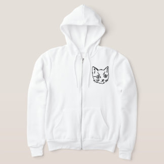 VESTE À CAPUCHE VIDÉO KITTY CAT PIXEL ART ZIP HOODIE