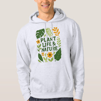 Veste À Capuche Vie et nature plante - Design botanique
