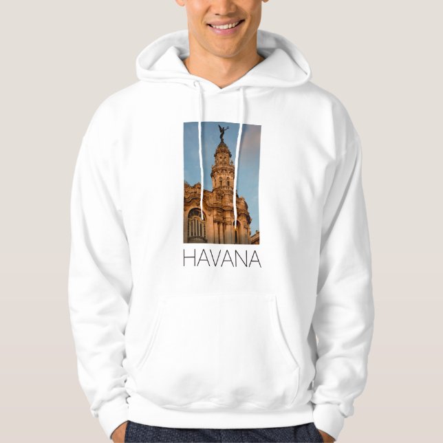 Veste À Capuche Vieille flèche de bâtiment, La Havane, Cuba (Devant)