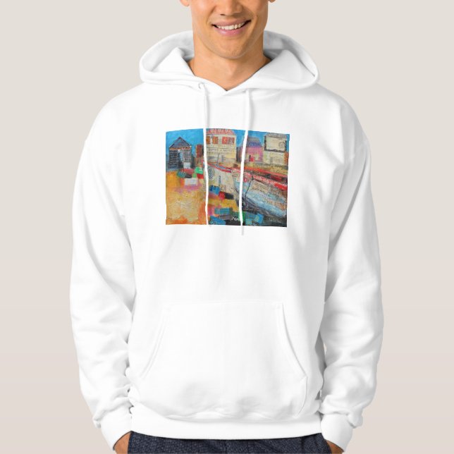 Veste À Capuche Vieux bateaux de pêche 2013 (Devant)