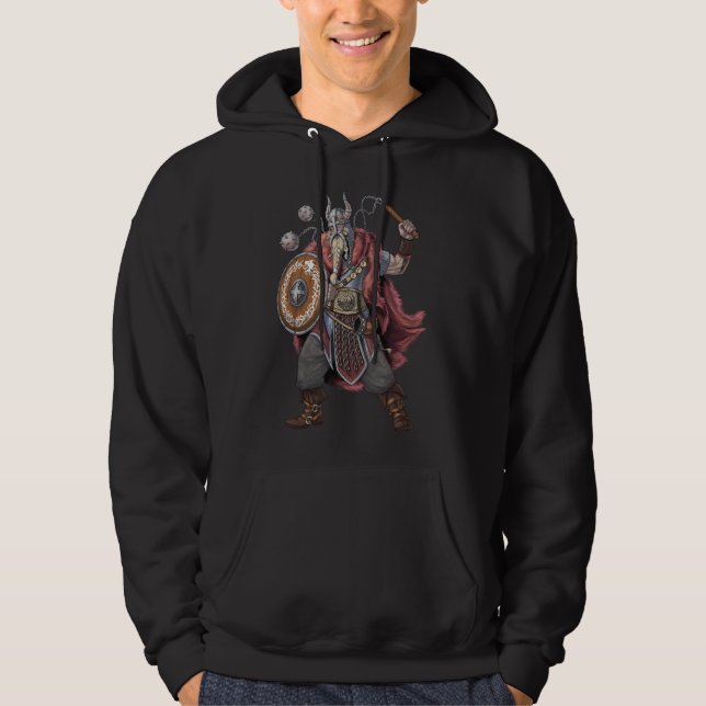 Veste À Capuche Viking Warrior (Devant)
