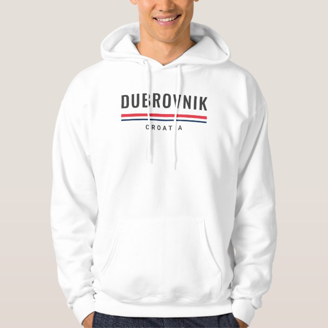 Veste À Capuche Ville de Dubrovnik Croatie (Devant)