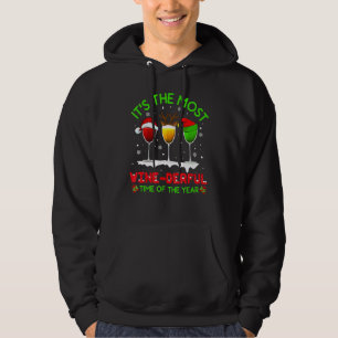 Veste À Capuche Vin de Noël Xmas Alcool Pyjama Pj Tops Pour Wom