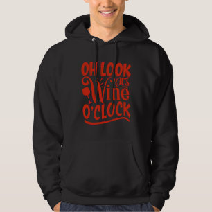 Veste À Capuche Vin Oh Regarde C'Est Vin O Horloge