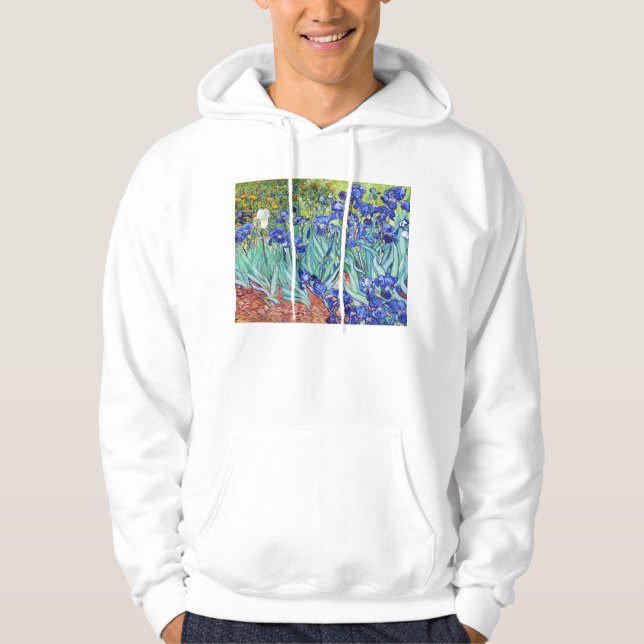 Veste À Capuche Vincent Van Gogh peignant Les Iris (Devant)