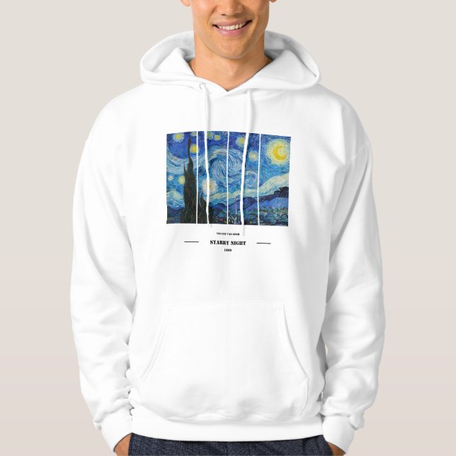 Veste À Capuche Vincent Van Gogh Starry Night Hoodie (Devant)