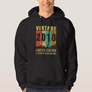 Veste À Capuche Vintage 2010 12 Ans 12ème Anniversaire