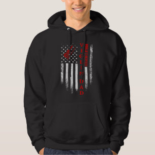 Veste À Capuche Vintage American Flag World S Okayest Violon Papa 