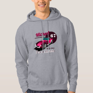 Veste À Capuche Vintage classique antique voiture légendaire nom d