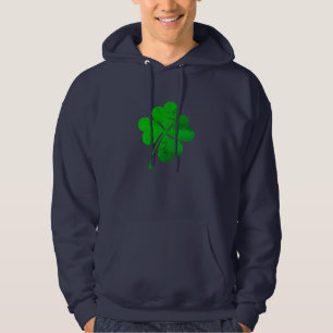 Veste À Capuche Vintage Green Lucky Clover St. Patrick's Day