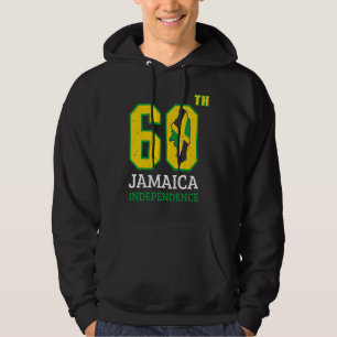 Veste À Capuche Vintage Jamaican Flag Pride Jamaïque 60e Independe