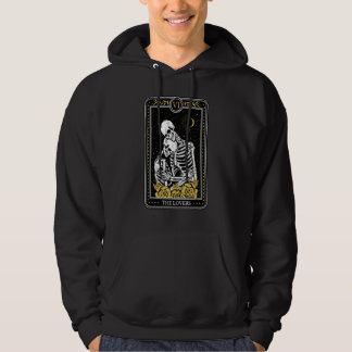 Veste À Capuche Vintage La Carte Tarot Lovers VI Occult Graphique