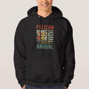 Veste À Capuche Vintage Pélican Spirit Animal Retro Us American Fl