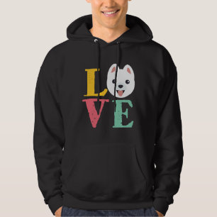 Veste À Capuche Vintage Retro Poméranien amour mignon Chien chiot