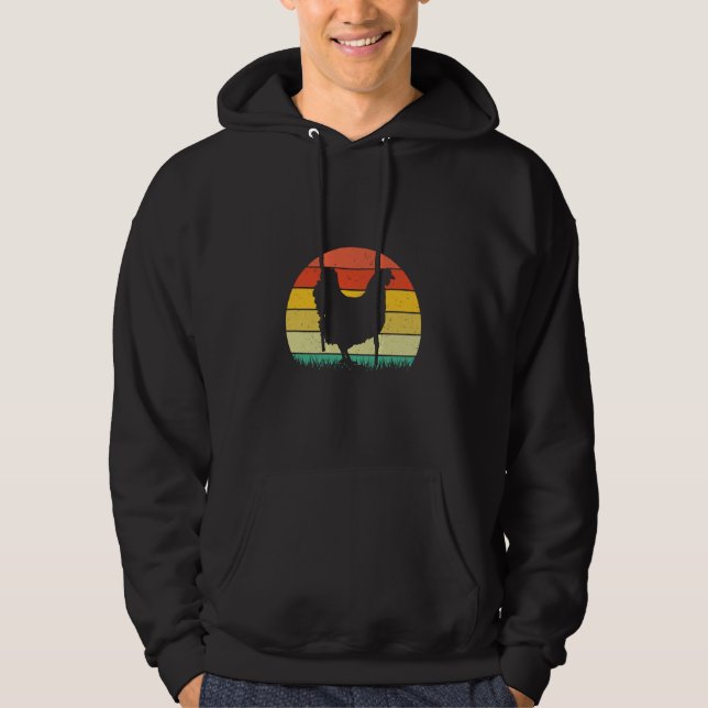 Veste À Capuche Vintaison rétro au poulet (Devant)