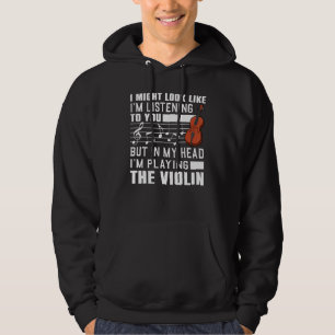 Veste À Capuche Violon cool Pour Hommes Joueuse Violoniste Viola C