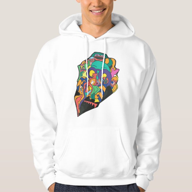 Veste À Capuche Visage balafré (Devant)
