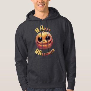 Veste À Capuche Visage de citrouille   Joyeux Halloween
