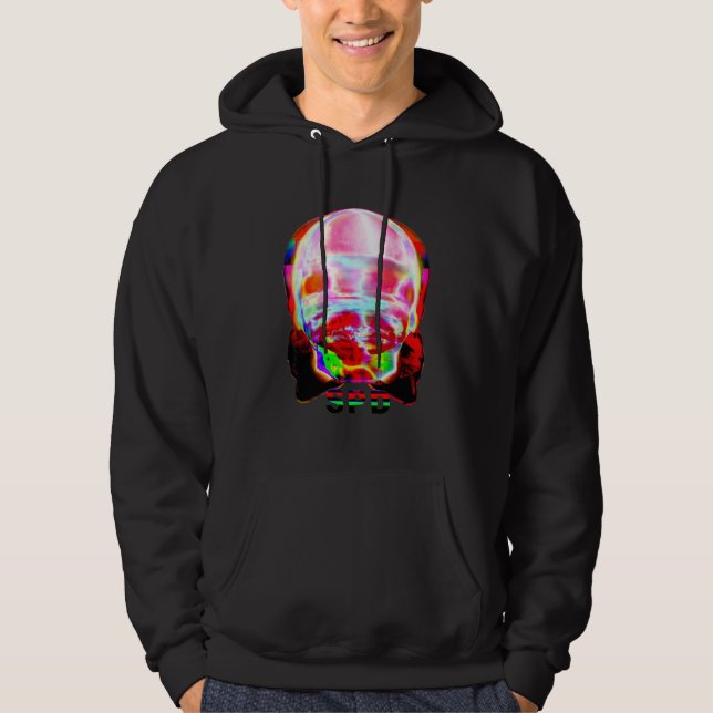 Veste À Capuche Visage de démon dément (Devant)